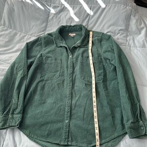 Green Corduroy Vintage Shirt XL